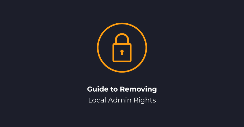 remove local admin rights